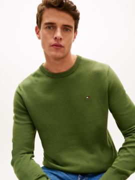 Afbeelding voor product Sweater van het merk Tommy Hilfiger in het Groen