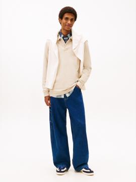 Afbeelding voor product Polo van het merk Tommy Jeans in het Beige