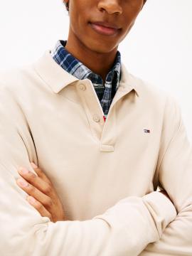 Afbeelding voor product Polo van het merk Tommy Jeans in het Beige