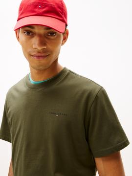 Afbeelding voor product T-shirt van het merk Tommy Jeans in het Kaki