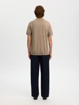 Afbeelding voor product Polo van het merk Selected in het Bruin