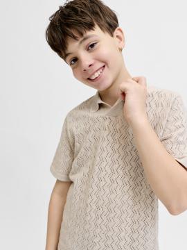 Afbeelding voor product Polo van het merk Jack & Jones Junior in het Grijs