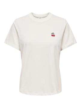 Afbeelding voor product T-shirt van het merk Jdy in het Ecru