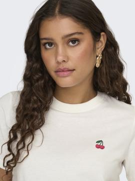 Afbeelding voor product T-shirt van het merk Jdy in het Ecru