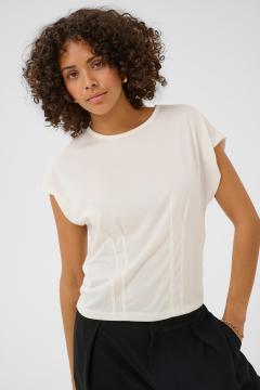Afbeelding voor product T-shirt van het merk Kaffe in het Ecru