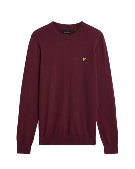 Afbeelding voor product Pull van het merk Lyle & Scott in het Bordeaux