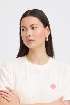 Afbeelding voor product T-shirt van het merk Ichi in het Ecru