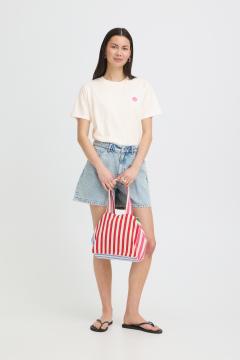 Afbeelding voor product T-shirt van het merk Ichi in het Ecru