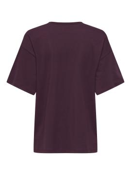 Afbeelding voor product T-shirt van het merk Only in het Bordeaux