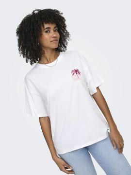 Afbeelding voor product T-shirt van het merk Only in het Wit