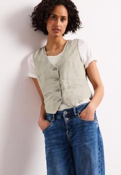 Afbeelding voor product Vest van het merk Street One in het Beige