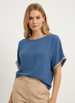 Afbeelding voor product Bloes van het merk Batida in het Blauw