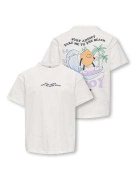 Afbeelding voor product T-shirt van het merk Kids Only in het Ecru