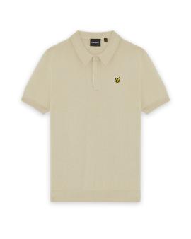 Afbeelding voor product Polo van het merk Lyle & Scott in het Beige