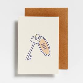 Afbeelding voor product Postkaart van het merk Hello August in het Wit