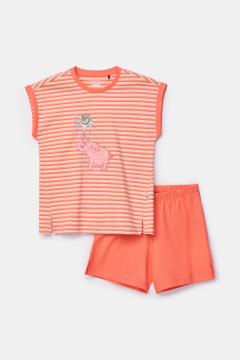 Afbeelding voor product Pyjama van het merk Woody in het Oranje