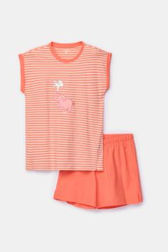Afbeelding voor product Pyjama van het merk Woody in het Oranje