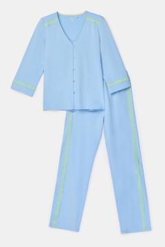 Afbeelding voor product Pyjama van het merk Woody in het Blauw