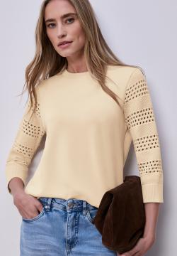 Afbeelding voor product Pull van het merk Street One in het Beige