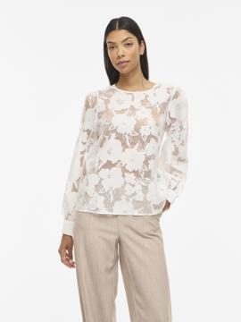 Afbeelding voor product Top van het merk Vila in het Ecru