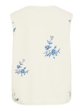 Afbeelding voor product Gilet van het merk Vila in het Ecru