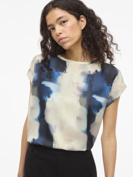 Afbeelding voor product Top van het merk Vila in het Ecru