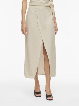 Afbeelding voor product Rok van het merk Vila in het Beige