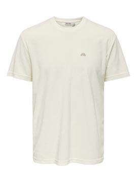 Afbeelding voor product T-shirt van het merk Only & Sons in het Wit