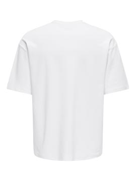 Afbeelding voor product T-shirt van het merk Only & Sons in het Wit