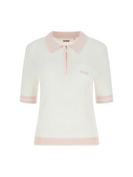 Afbeelding voor product Polo van het merk Guess in het Wit