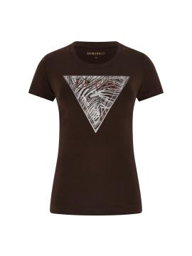 Afbeelding voor product T-shirt van het merk Guess in het Bruin