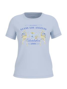 Afbeelding voor product T-shirt van het merk Guess in het Blauw