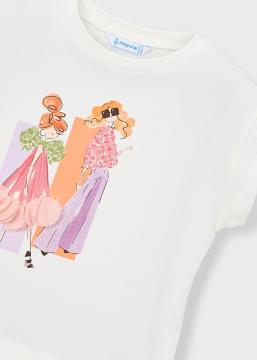 Afbeelding voor product T-shirt van het merk Mayoral in het Ecru