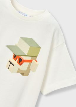 Afbeelding voor product T-shirt van het merk Mayoral in het Ecru