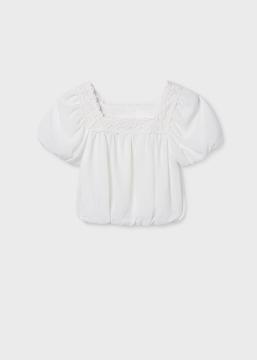 Afbeelding voor product Bloes van het merk Mayoral in het Ecru