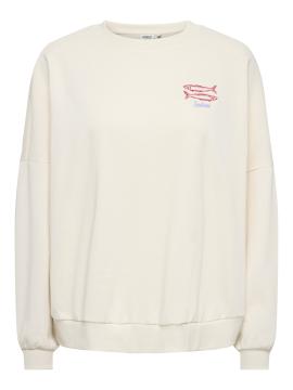 Afbeelding voor product Sweater van het merk Only in het Beige