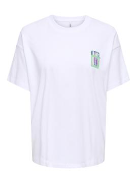 Afbeelding voor product T-shirt van het merk Only in het Wit