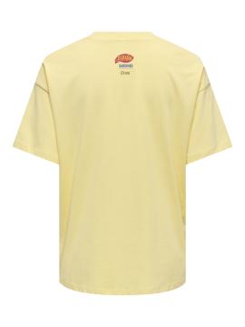 Afbeelding voor product T-shirt van het merk Only in het Geel