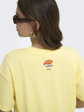 Afbeelding voor product T-shirt van het merk Only in het Geel