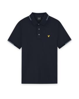 Afbeelding voor product Polo van het merk Lyle & Scott in het Marine
