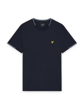 Afbeelding voor product T-shirt van het merk Lyle & Scott in het Marine