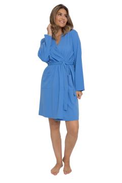 Afbeelding voor product Badjas van het merk Outfitter in het Licht Blauw