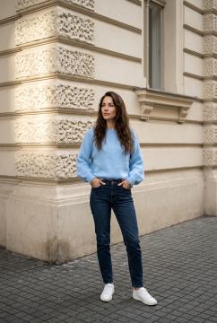 Afbeelding voor product Pull van het merk Amelie & Amelie in het Jeans