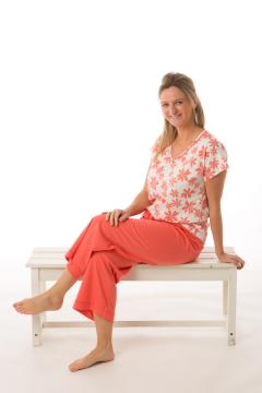 Afbeelding voor product Pyjama van het merk Perlina in het Oranje