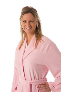 Afbeelding voor product Badjas van het merk Perlina in het Roze