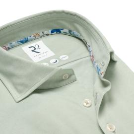 Afbeelding voor product Hemd van het merk R2 Amsterdam in het Groen