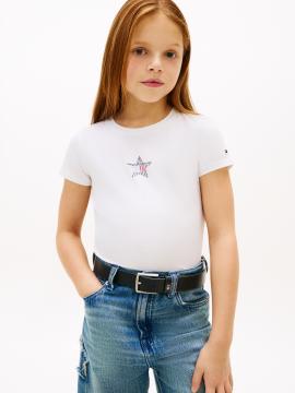 Afbeelding voor product T-shirt van het merk Tommy Jeans in het Wit