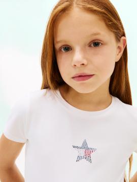 Afbeelding voor product T-shirt van het merk Tommy Jeans in het Wit