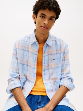Afbeelding voor product Hemd van het merk Tommy Jeans in het Blauw