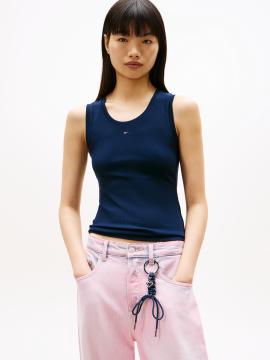 Afbeelding voor product Top van het merk Tommy Jeans in het Marine